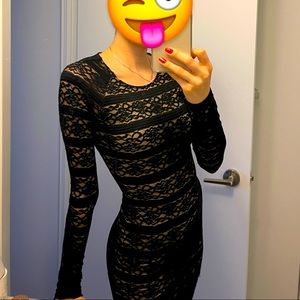 Black lace dress from BEBE. 10/10 conditions